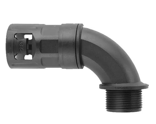 CAPRI - Coude � 90� CAPRILOK Standard - taille 13 - Pg 13 - polyamide 6.6 noir - IP66 (CAP681387)