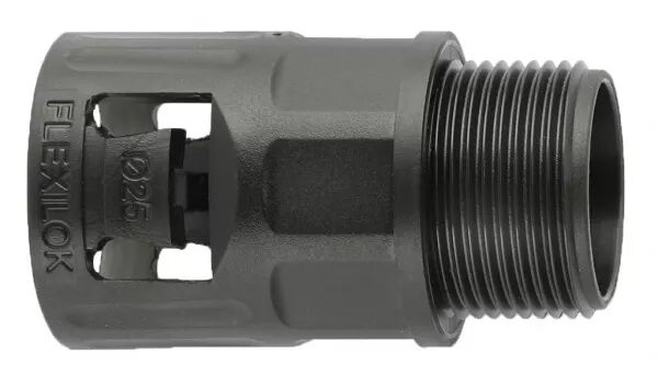 CAPRI - Raccord Droit CAPRILOK Standard - taille 9 - Pg 9 - polyamide 6.6 noir - IP66 (CAP680907)