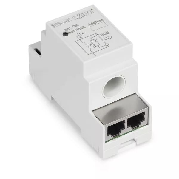 Capteur de courant 0-140A DC - Modbus RS485- 2x RJ45 ALIM 24VDC789-621