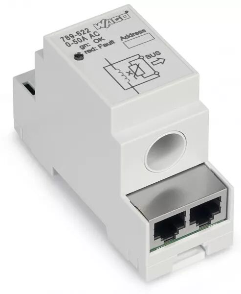 CAPTEUR DE COURANT 0-50A AC - MODBUS RS485- 2X RJ45 ALIM 24VDC