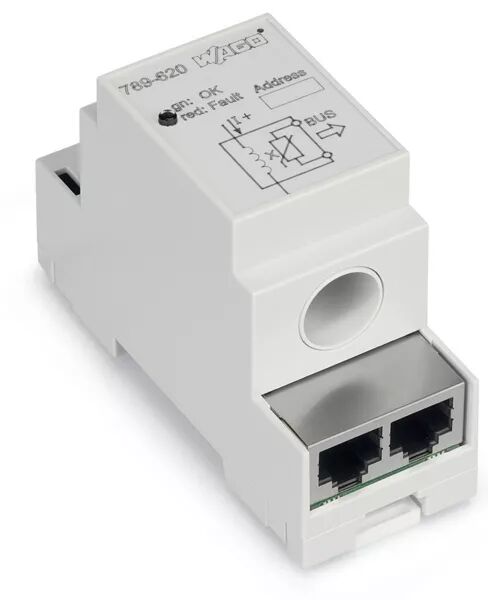 CAPTEUR DE COURANT 0-80A DC - MODBUS RS485- 2X RJ45 ALIM 24VDC