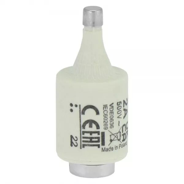 CARTOUCHE FUSIBLE, BASSE TENSION, 2 A, AC 500 V, D2, GR, IEC, � ACTION RAPIDE