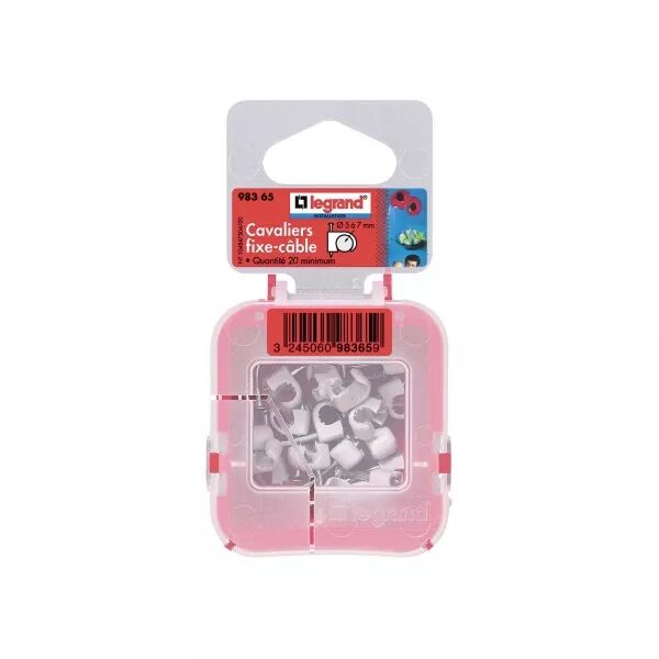 CAVALIERS MULTIFIX X 20 - SOUPLES - POUR C�BLE �5MM � �7 MM - GRIS