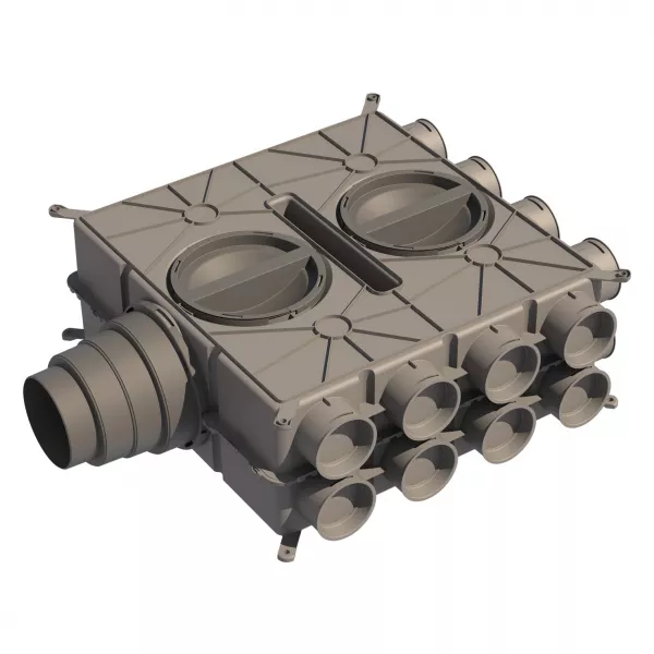Cdp 16x75 - caisson de distribtion 16 piquages pour reseaux clip & go (464037)