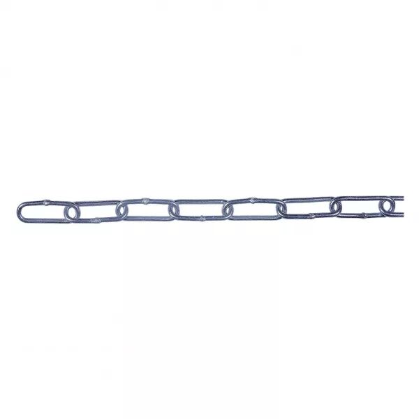 Cha�ne acier zingu� soud�e, diam�tre 3 mm, long. 25 m. (864017)