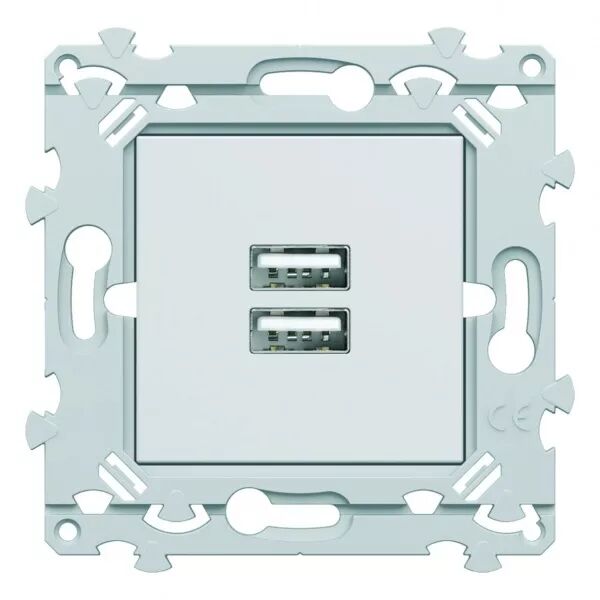 Chargeur double USB A+A blanc essensya (WE112)