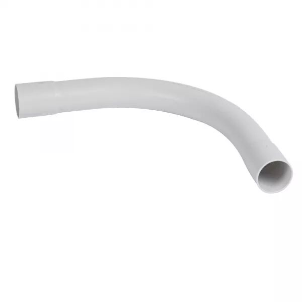 CINTRE GRAND RAYON 90� IP44 �32MM ET RAYON 125MM - GRIS RAL7035