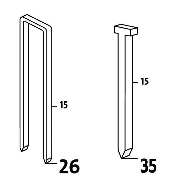 CLOU, BOITE 1000 PI�CES, LONG 19 MM