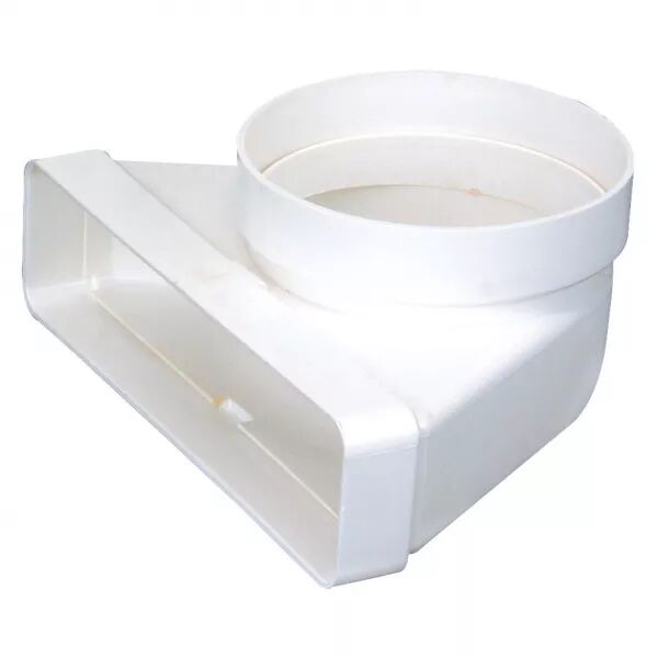 Cmv 55x220x125 - coude mixte vertical section 55x220 en diam�tre 125 (460011)