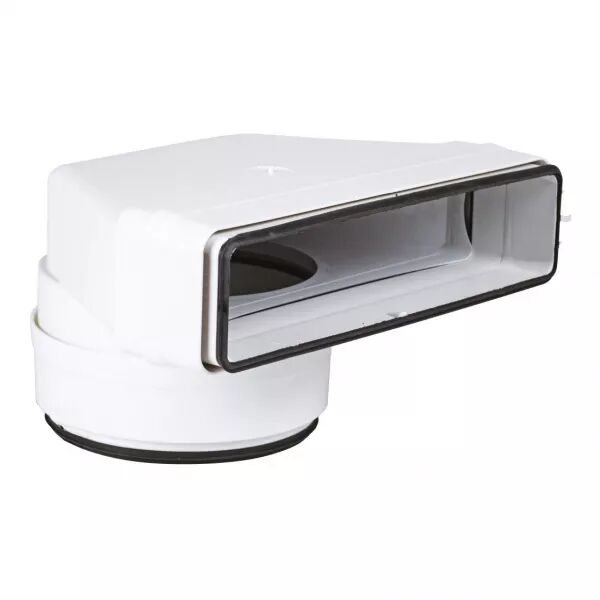 Cmv 55x220x125 j - coude mixte vertical a joint section 55 x 220 en diam�tre 125 (460055)