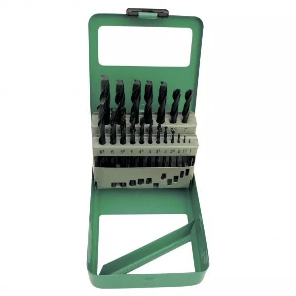 Coffret 19 forets HSS, 1-10 mm. (262345)