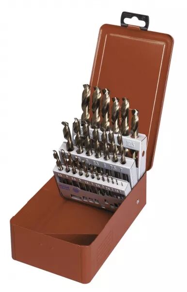 COFFRET 19 FORETS HSS COBALT, 1-10 MM.