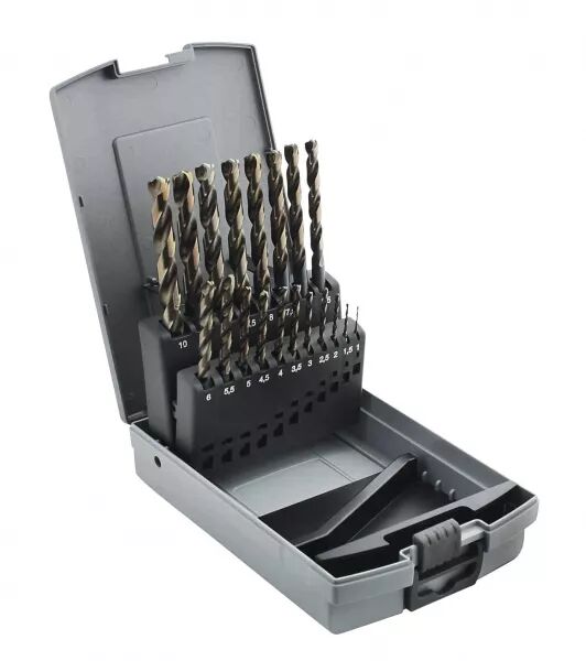 COFFRET 19 FORETS JETMAX HSS SUPER RAPIDE, 1-10 MM.