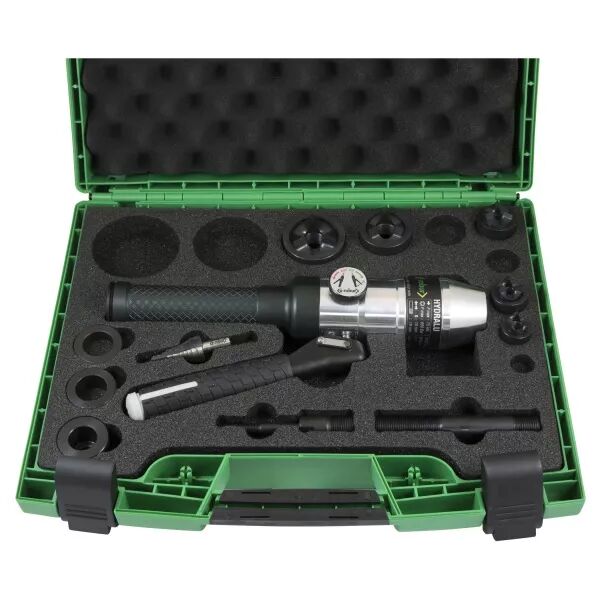 Coffret 5 poin�ons et matrices e-vo3+, ISO 16� 40, avec appareil hydraulique (016167)