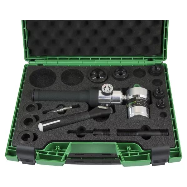 Coffret 5 poin�ons et matrices e-vo3+, ISO 16� 40, avec appareil hydraulique (016171)