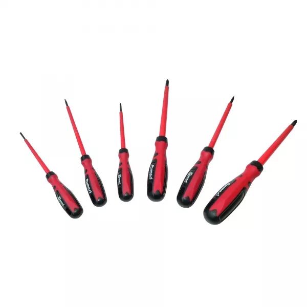 COFFRET 6 TOURNEVIS ISOL�S 1000V PH0-1-2 ET PLATS 2,5X100, 3X100, 4X100