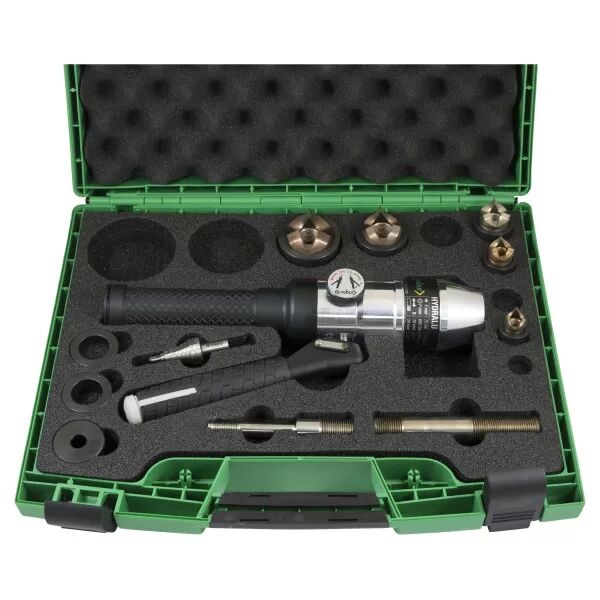Coffret 7 poin�ons et matrices e-vo3x ISO 16 � 63 avec axes appareil Hydraulique (015123)