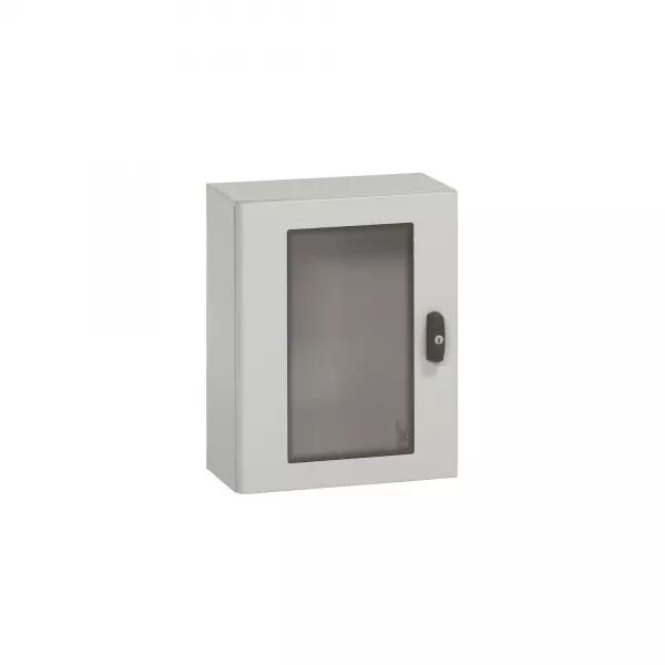 COFFRET ATLANTIC M�TAL IP66 IK10 RAL7035 - PORTE VITR�E 1000X800X300MM ET PLAQUE