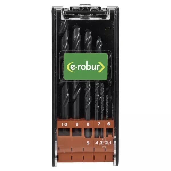 Coffret de 10 forets HSS de 1 � 10mm par 1mm (262346)
