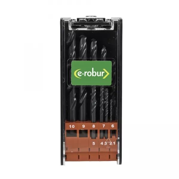 COFFRET DE 10 FORETS HSS DE 1 � 10MM PAR 1MM