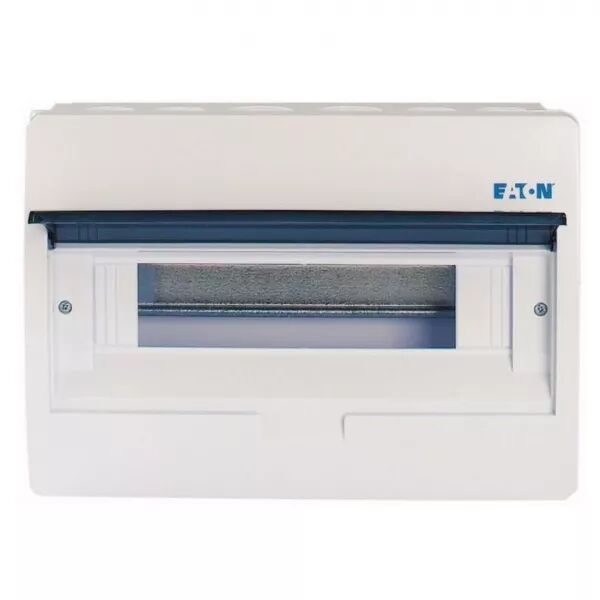 Coffret en saillie IP40, 1 rang�e, 12 mod, porte transparente (280347)