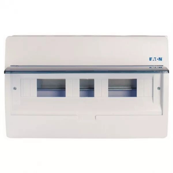Coffret en saillie IP40, 1 rang�e, 18 mod, porte transparente (280348)