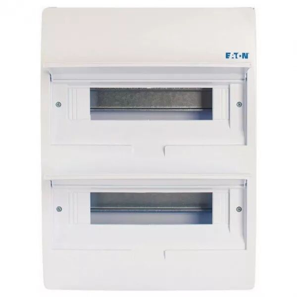 Coffret en saillie IP40, 2 rang�es, 24 mod, porte blanche (281693)