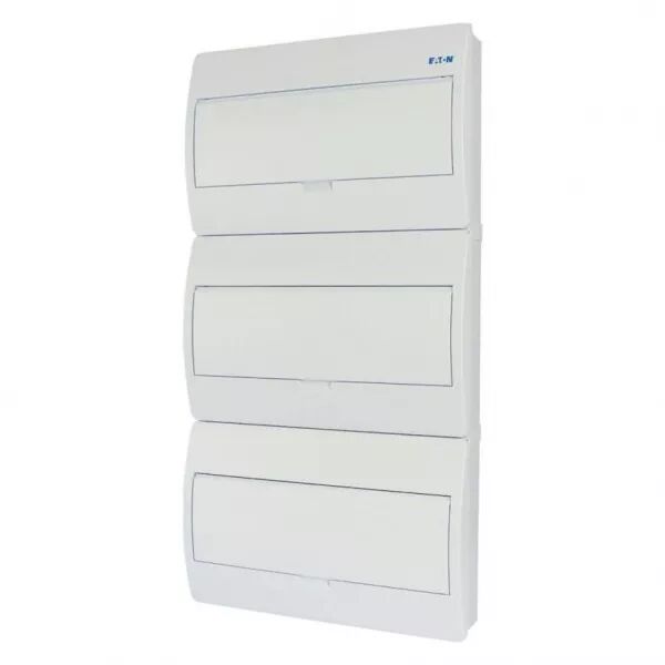 Coffret en saillie IP40, 3 rang�es, 54 mod, porte blanche (281695)