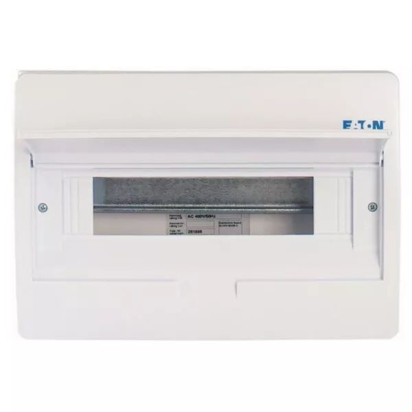 Coffret encastr� IP40, 1 rang�e, 12 mod, porte blanche (281698)