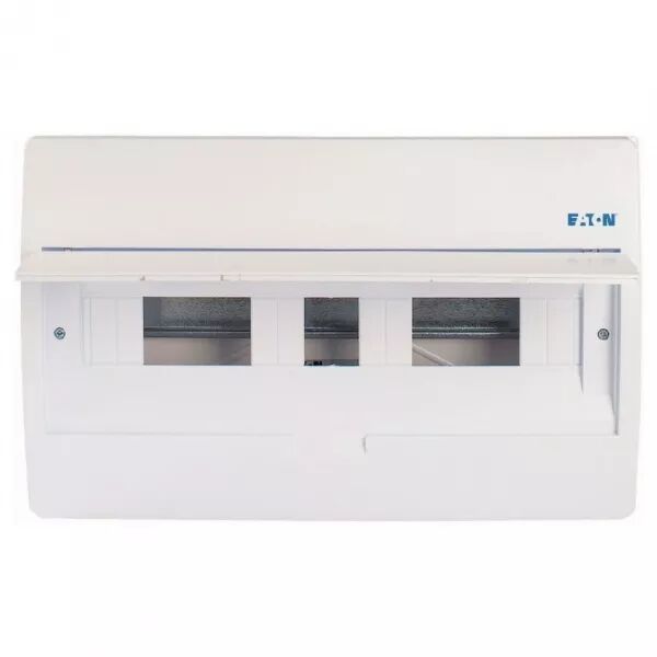 Coffret encastr� IP40, 1 rang�e, 18 mod, porte blanche (281699)