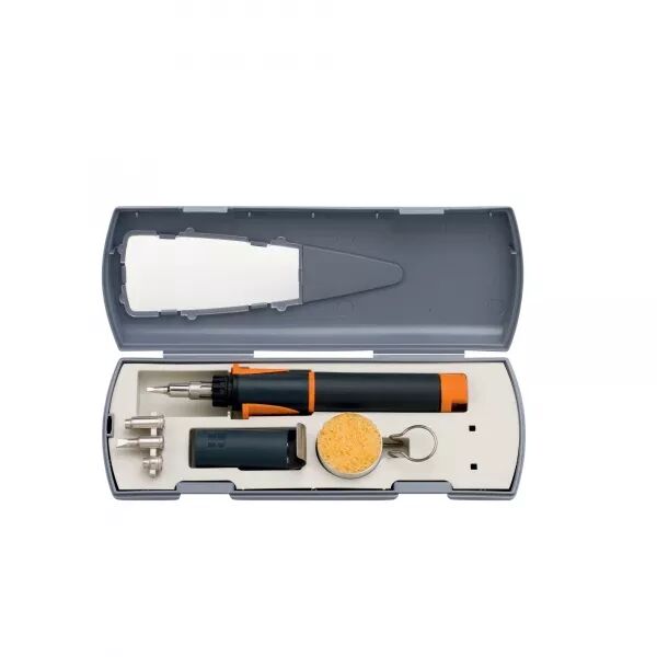 COFFRET FER � SOUDER � GAZ EN COFFRET, 15-75W, AVEC PANNES, SUPPORT ET �PONGE