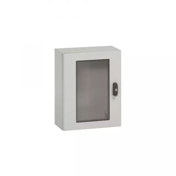 COFFRET M�TAL - PORTE VITR�E ATLANTIC M�TAL IP66 IK10 - 600X400X250MM - RAL7035