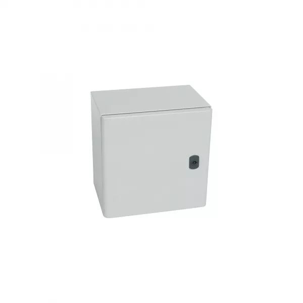COFFRET METAL ATLANTIC VERSION CARR�E 1 PORTE 300X300X200MM ET PLAQUE