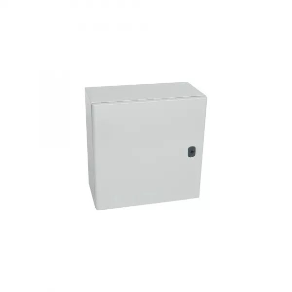 COFFRET METAL ATLANTIC VERSION CARR�E 1 PORTE 400X400X200MM ET PLAQUE