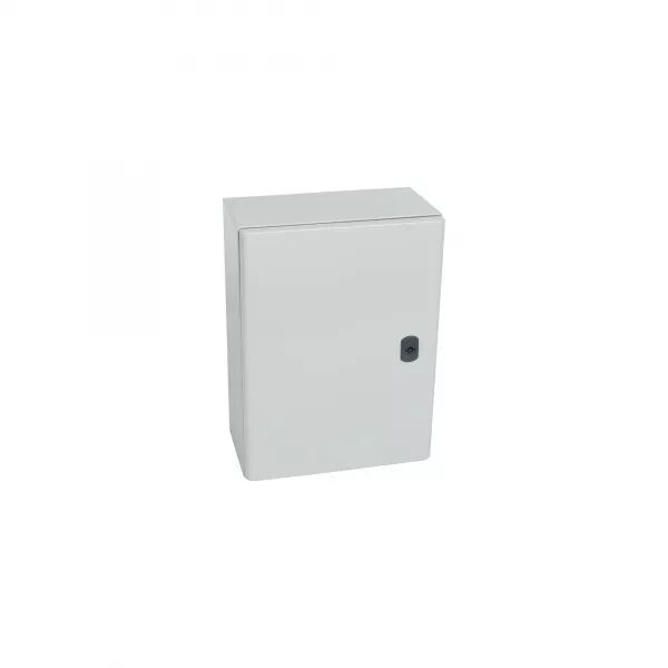 COFFRET METAL ATLANTIC VERSION VERTICAL 1 PORTE 400X300X160MM AVEC PLAQUE