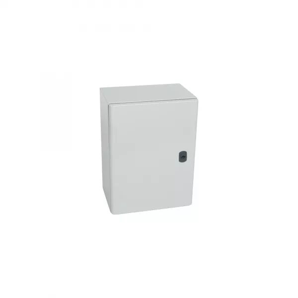 COFFRET METAL ATLANTIC VERSION VERTICAL 1 PORTE 400X300X200MM AVEC PLAQUE