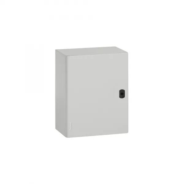 COFFRET METAL ATLANTIC VERSION VERTICAL 1 PORTE 500X400X200MM AVEC PLAQUE