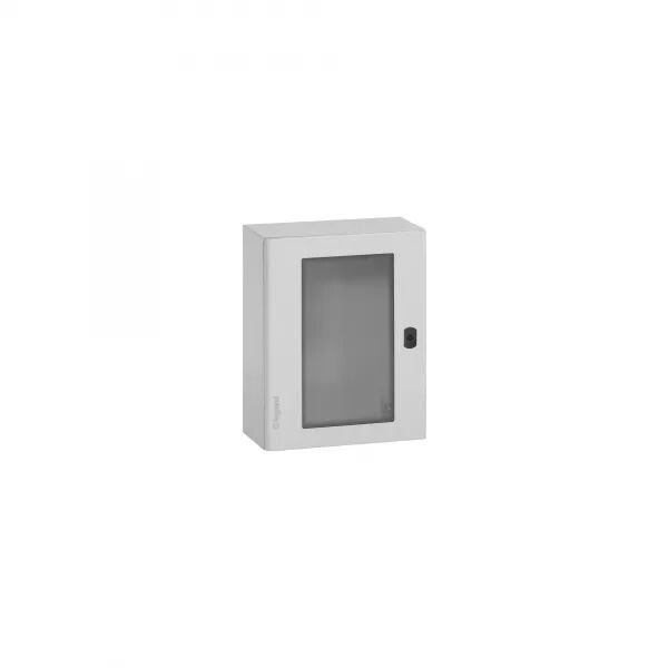 COFFRET M�TAL AVEC PORTE VITR�E ATLANTIC M�TAL IP66 IK10 400X300X200MM - RAL7035