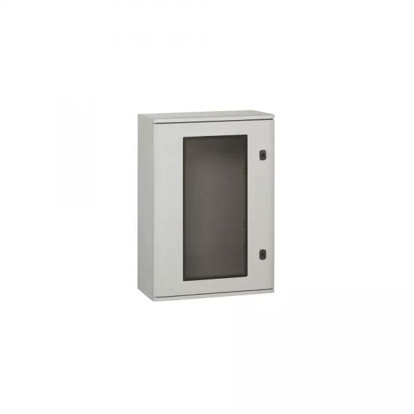 COFFRET POLYESTER MARINA IP66 IK10AVEC PORTE VITR�E - 610X400X257MM - RAL7035