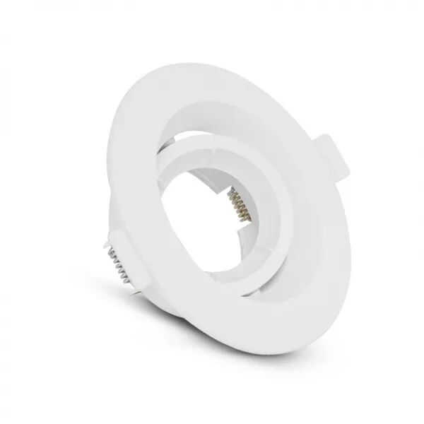 COLLERETTE 1/4 DE TOUR SUPPORT DE SPOT DIA 110MM BLC ROTATIF BL PC