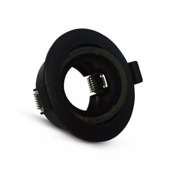 COLLERETTE 1/4 DE TOUR SUPPORT DE SPOT DIAM 90MM NOIR ORIENT PC