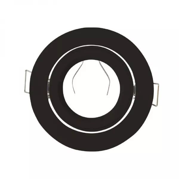 COLLERETTE 1/4 DE TOUR SUPPORT DE SPOT DIAM 95MM NOIR ORIENT
