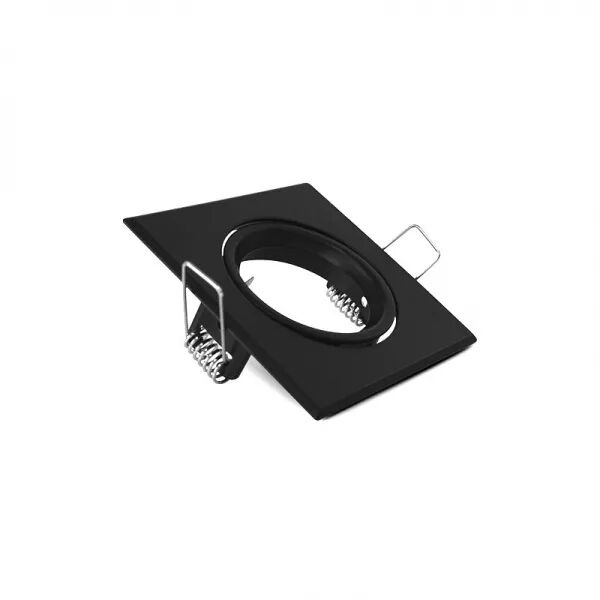 COLLERETTE CARRE SUPPORT DE SPOT 82 X 82MM NOIR ORIENT