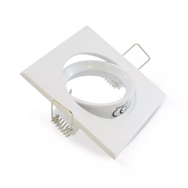 COLLERETTE CARRE SUPPORT DE SPOT 84 X 84MM BLC ORIENT