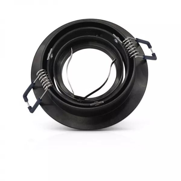 COLLERETTE DECLIPS SUPPORT DE SPOT DIAM 92MM ALU NOIR ORIENT