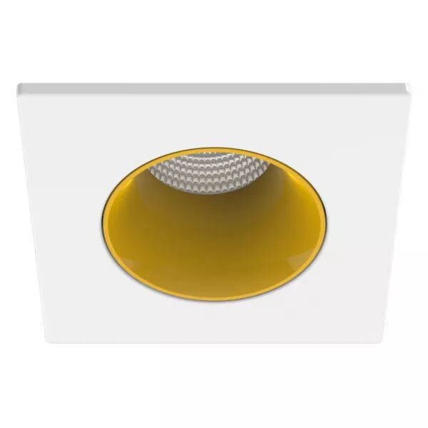 COLLERETTE EF8 BLC/DORE CARREE (11042)