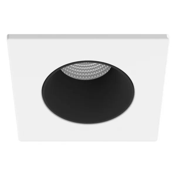 COLLERETTE EF8 BLC/NOIR CARREE (11041)