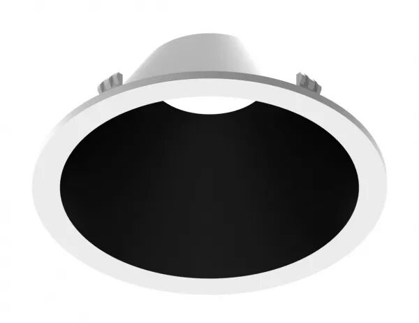 COLLERETTE M�TAL AIMANT�E POUR ENCASTR� EF4, RONDE, COULEUR : BLANC OIR