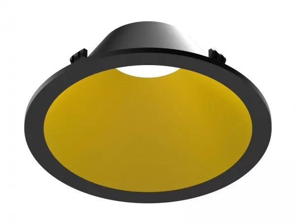 COLLERETTE M�TAL AIMANT�E POUR ENCASTR� EF4, RONDE, COULEUR : NOIR/DOR�