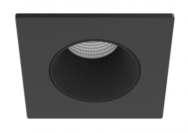 COLLERETTE M�TAL POUR ENCASTR� EF8, CARR�E, COULEUR : NOIR